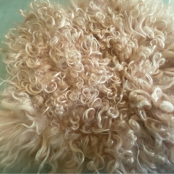 West Elm Fur pink pillow case - Picture 2 of 5